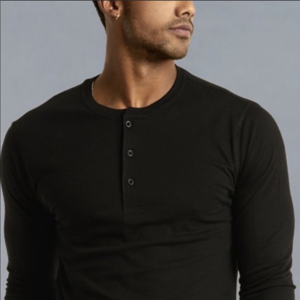 Long Sleeve Henley Shirt